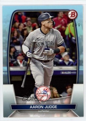 2023 Bowman Sky Blue /499 Aaron Judge #59 16cw