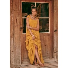 NWOT Sezane Albana maxi dress size FR 34 US 2 