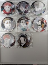 Official Jujutsu Kaisen Exhibition 8 Badge Lot