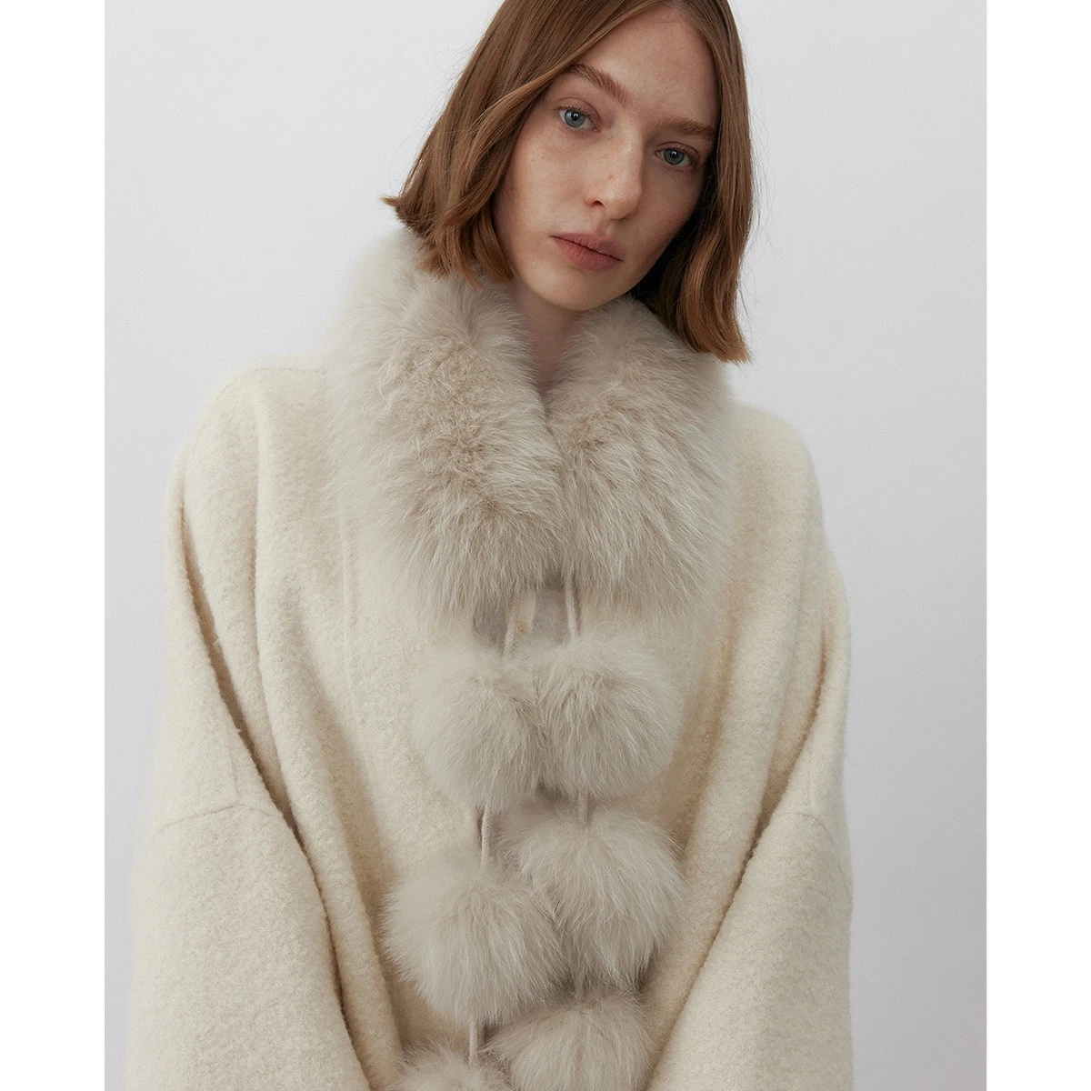 Women's Real Fox Fur Scarf Neckerchief Warm Long Scarves Collar Neck Warm Stole