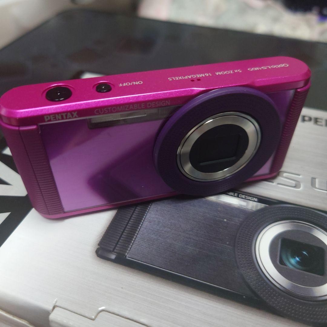PENTAX Optio LS465 ピンク 16MP 5倍ズーム 新品未使用 Pentax Optio LS465 pink Digital Camera in Box From JAPAN [Near