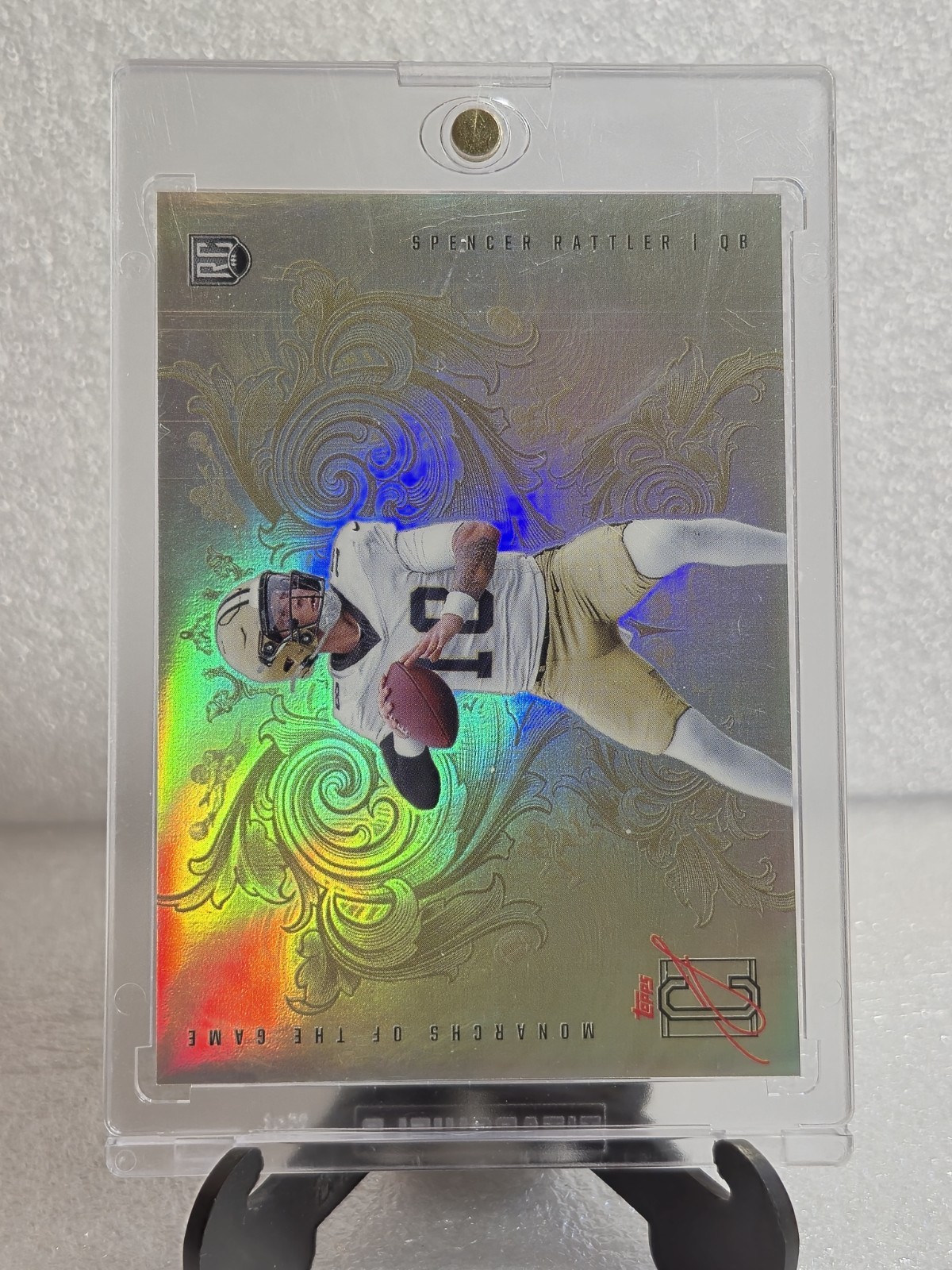 Spencer Rattler RC 2024 Topps Signature Class Monarchs of the Game SSP #MG-5