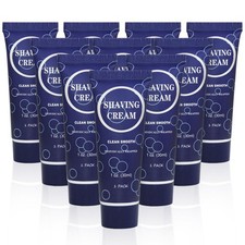 Travel Shaving Cream for Men, Individually Wrapped Mini Shaving Cream in Bulk...