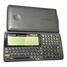 SHARP PC-G850 Pocket Computer Calculator Used