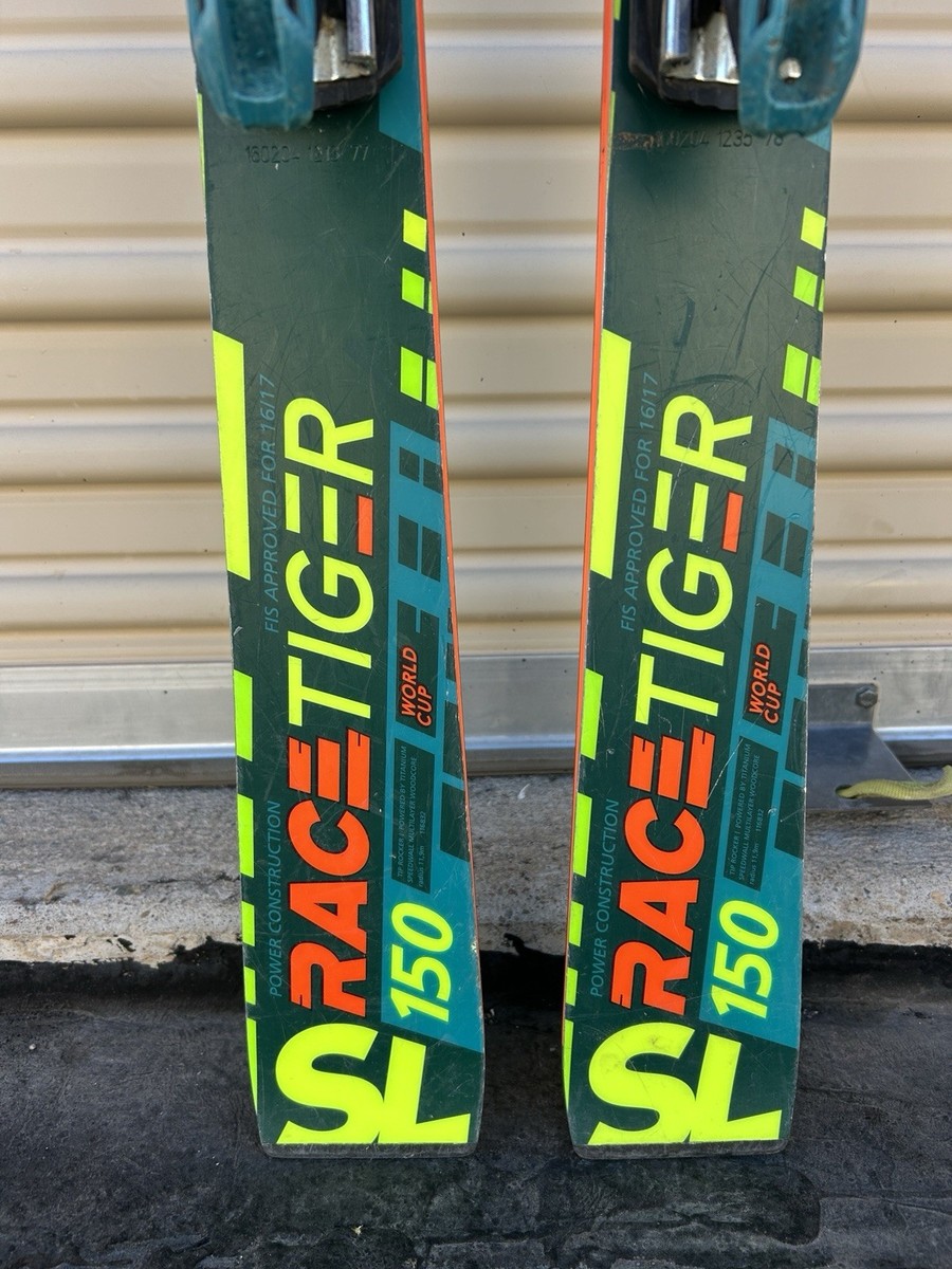 VOLKL Racetiger World Cup SL slalom race Skis, 150cm + Marker X