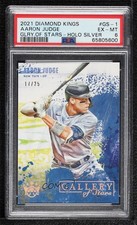 2021 Diamond Kings Gallery of Stars Holo Silver 17/25 Aaron Judge PSA 6 0h75