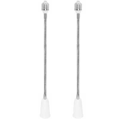 E26/E27 Light Socket Extender Adapter, 24 inches/60 cm Adjustable white