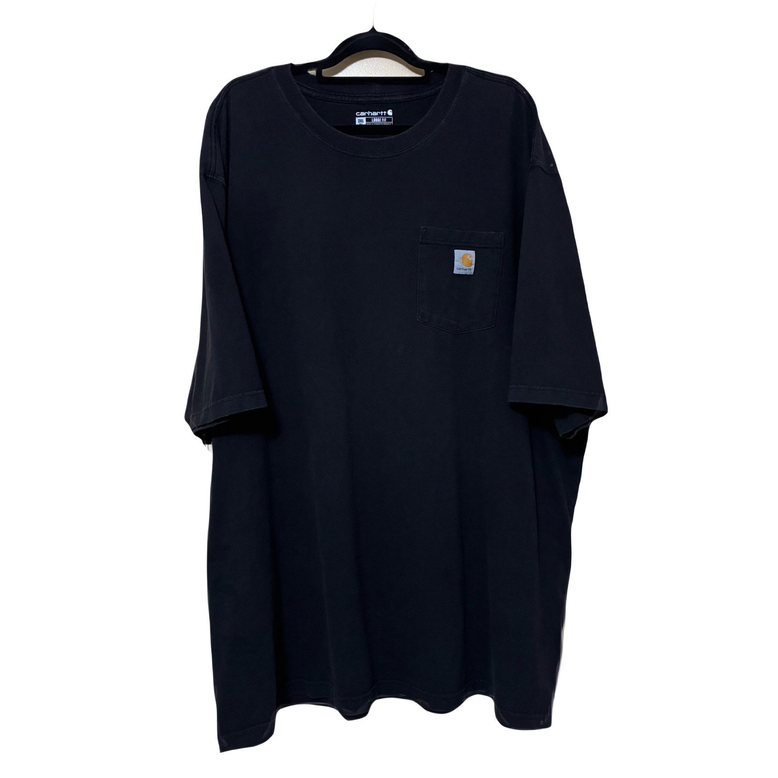 Carhartt Loose Fit Pocket T-Shirt Men’s 3XL Tall Black Short Sleeve