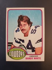 1976 Topps Football #158 Randy White RC Rookie Card Dallas Cowboys HOF. rookie card picture