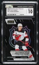 2023 O-Pee-Chee Platinum NHL Variations Luke Hughes CGC 10 Gem Mint Shield 1ef4