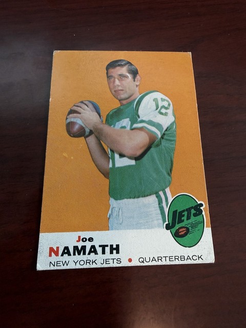 1969 Topps #100 Joe Namath HOF. VG/EX