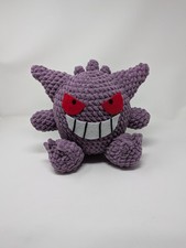 Gengar Pokemon Handmade Crochet Amigurumi Stuffie