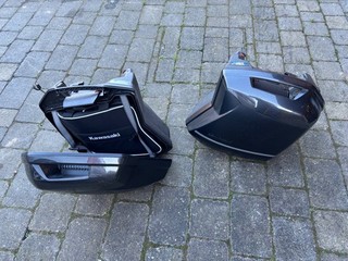 Genuine OEM Kawasaki 56 ltr panniers Z1000SX / H2SX / Versys