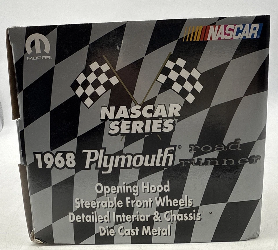 Plymouth Road Runner 1968 Richard Petty 1/18 RC2 stock carreras fundido a presión raro Foto 3 de 4