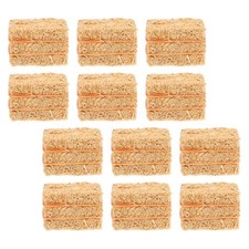 12 Pcs Small Hay Bales Dollhouse Farm Accessories DIY Christmas Village