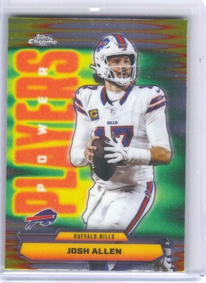 2025 Topps Chrome #PP-2 Josh Allen Power Players Refractor Buffalo Bills