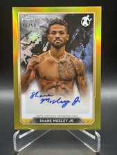 Shane Mosley JR. 2024 Topps Chrome Boxing #CBA-SMJ Auto Gold Refractor 46/50