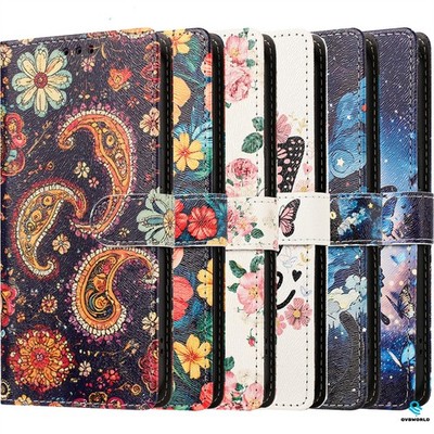 Für Oppo A58 A78 A38 A60 A17 Find X9 X8 Lackiert Muster Wallet Case Handy Hülle