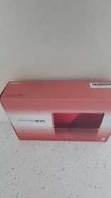 Ninetendo 3DS Handheld System Flame Red  Working No Stylus Original Packaging