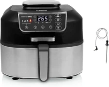 Airfryer - Libro Di Ricette E Sensore Di Temperatura Incluso - 265 °C Max - 4 Pr