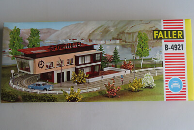 Faller AMS B-4921 - The Sports Hotel in Original Packaging, 60s Rarity (DEZ1194)