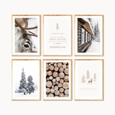 Christmas / Winter Instant Download Printable Digital Wall Art Home Decor