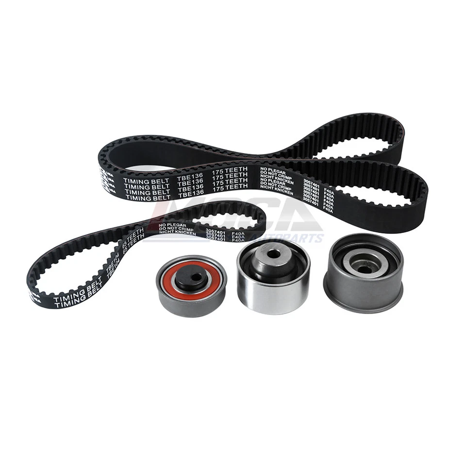 Kit de correa de distribución para 99-06 Hyundai Sonata Santa Fe Kia Optima Magentis 2,4 L G4JS Foto 3 de 4