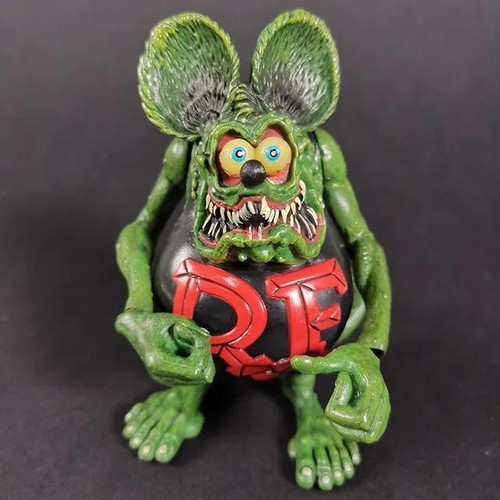 Action Figure Rat Fink 12cm Ed 'Big Daddy' Roth Special Hot Giocattolo da Collezione⭐ - Foto 14 di 17