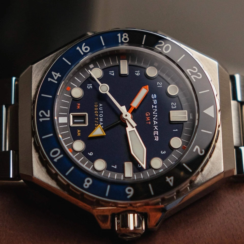 Spinnaker Dumas GMT Automatic Blue / Stainless Steel | Blue Dial Stainless Steel - Image 4 of 4