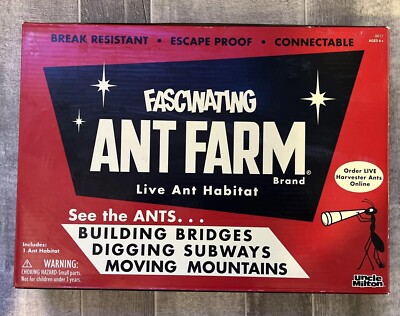 Ant Farm Uncle Milton Fascinating Live Ant Habitat