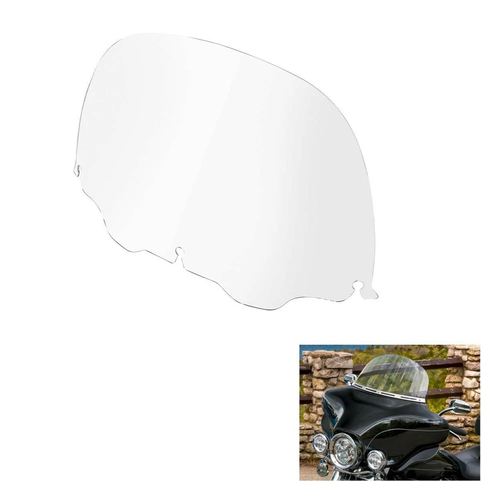 Parabrisas transparente apto para Harley Touring Street Electra Glide 93-13 12 Foto 4 de 4