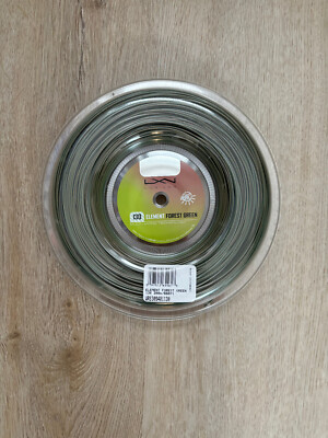 Luxilon Element Forest Green 1,30 mm Tennissaiten Rolle 200m Neu Tennissaite 