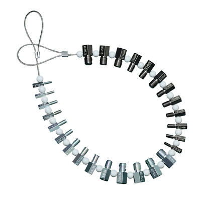 Nut and Bolt Thread Checker Inch & Metric Thread Gauge Nut and Bolt Size Gauge