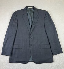 John W. Nordstrom Blazer Men's 48L Long Gray 2 Button Wool Cashmere Blend