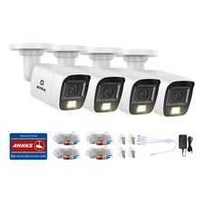 ANNKE 4K 8MP 5MP 1080P Video CCTV Outdoor Security Camera EXIR Night Vision IP67