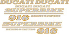 Ducati 916 Superbike Decal Kit