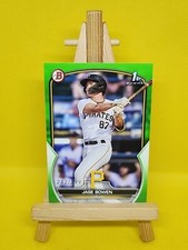 2023 Bowman Baseball 1st Jase Bowen Neon Green Paper 242/399 Pittsburgh Pirates