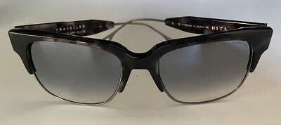 DITA AUTHENTIC TRAVELLER 19014 C MATTE GREY TORT w/SLV & GREY FADE SLV FLASH