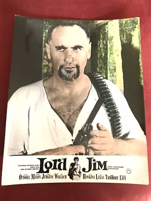 Lord Jim Aushangfoto 1965, Peter O Toole, Curd Jürgens, Daliah Lavi, Eli Wallach