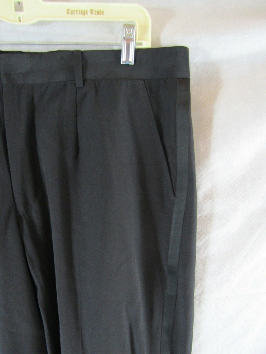 パンツ DOLCE & GABBANA Tuxedo pants Black Wool gabardine tuxedo pants in Black for Women
