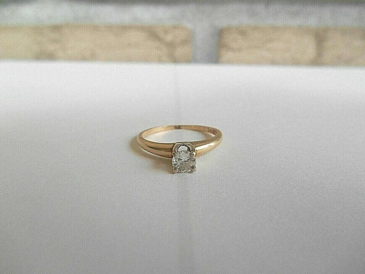Ebay diamond rings yellow gold deals