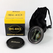 Nikon Wide Angle Converter WC E-63 lens 0.63x Screw-On
