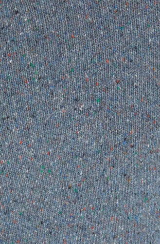 Rag & Bone Men’s Denim Blue Scout Melange Wool Blend Crew-Neck Pullover Sweater - Picture 3 of 4