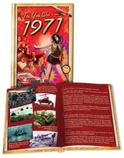 Flickback 1971 Flickback Mini-Book  Commemorative Year Gift MBS1971 - VERY GOOD