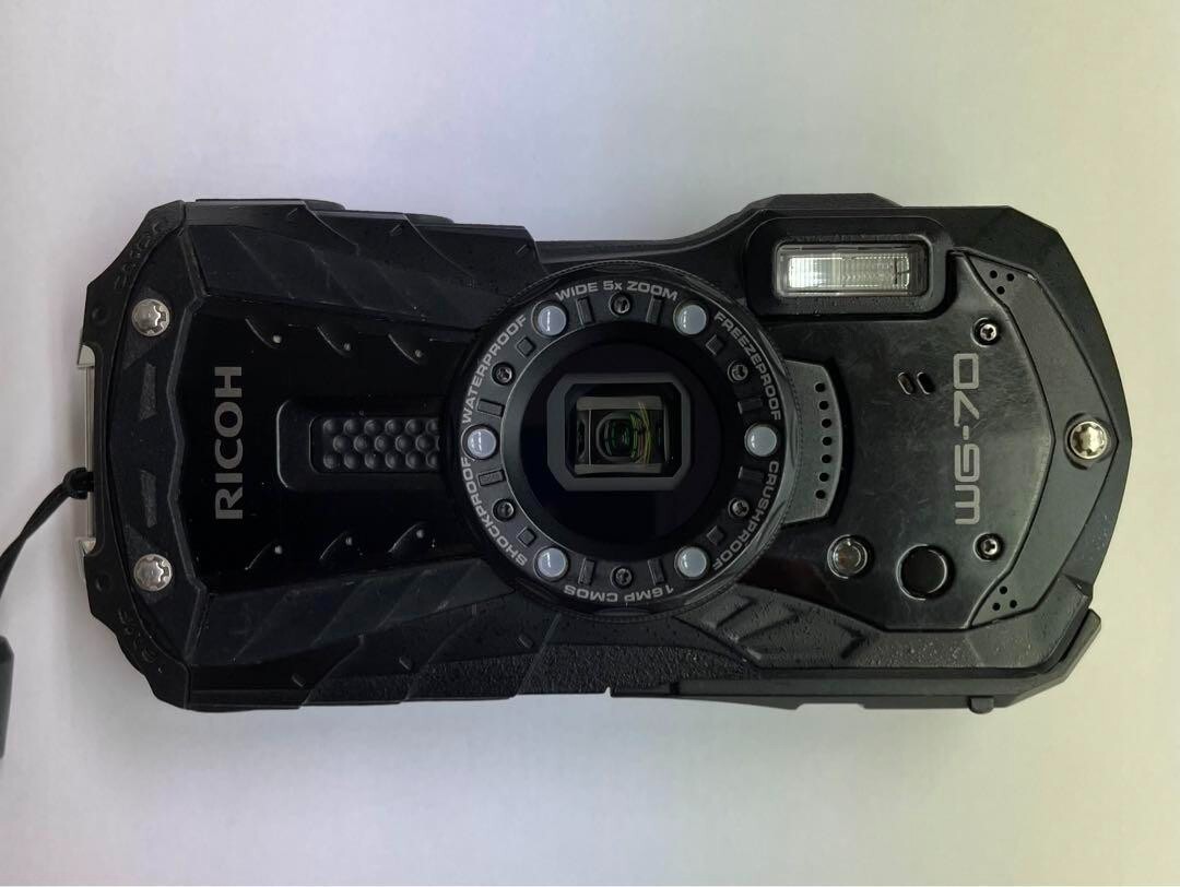 RICOH Waterproof Shockproof Digital Camera WG-70 Black | eBay 