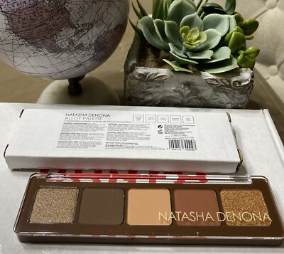 Natasha Denona Alloy Eyeshadow Palette Full Size- Alloy -NEW IN BOX- MSRP$48 C1