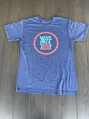 NWOT Neff T-Shirt Mens Size M Heather Blue Logo Graphic Streetwear Skater Gear