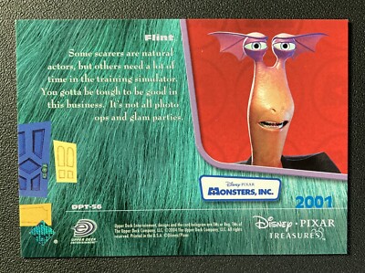 2004 UD Disney Pixar Treasures #DPT-56 Monsters, Inc. FLINT card