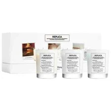 NEW / Maison Margiela Replica Scented Candal (2.46 oz Ea) & Matches Gift Box Set
