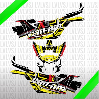 CAN AM MAVERICK X3 2017 design template Vector Format - Digital File